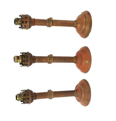 Lot 346 italian brass wall sconces 4 pieces)