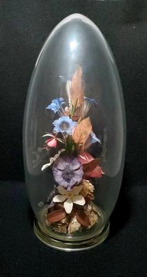 Captive Gardens Preserved Floral Bouquet  in Glass