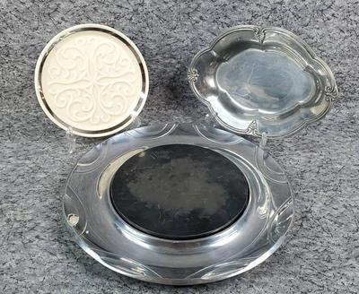 Lenox Cheese & Cracker Platter, Seville Dish, and Side Plate