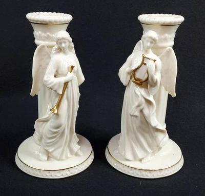 Lenox Angel Candle Holders 