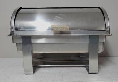 Roll Top Catering Buffet Chafing Pan Ensemble 
