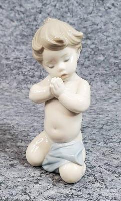 Lladro #6496 A Child's Prayer Figurine 