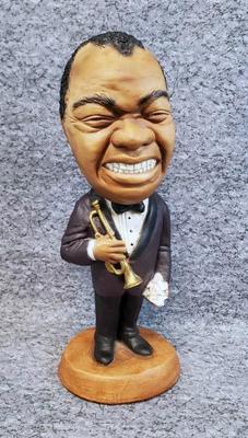 Esco 1970s Ceramic Louis Armstong Statue 