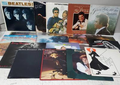 Albums: Barry Manilow, Bette Midler, Beatles, Carpenters +