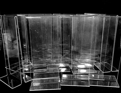 Vendor Display 2-sided Plastic Stands: Trade Shows, Table Promos Etc