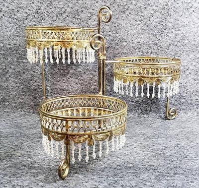 Hinged Triple Tiered Plate Rack 