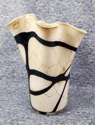 Polish Art Glass Vase 