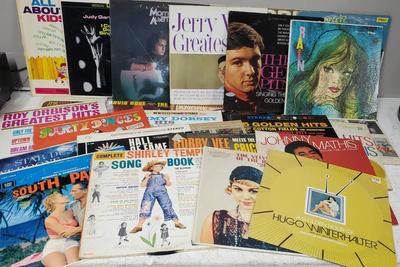 Albums: 50s, 60s, Johnny Mathis, Jerry Vale, Tommy Dorsey, Stripper Music