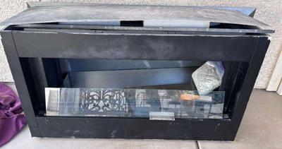 Fireplace insert and frame