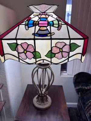Handmade stained glass lamp
