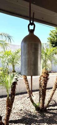 Large heavy metal bell chime