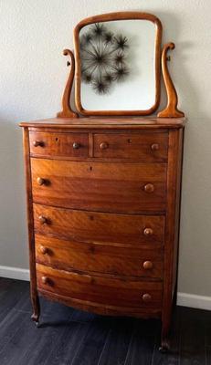 Ornate wooden dresser