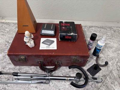 Music items metronome guitar stand, tuner,