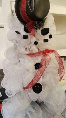 Christmas decorations incl 5' hanging snowman #3