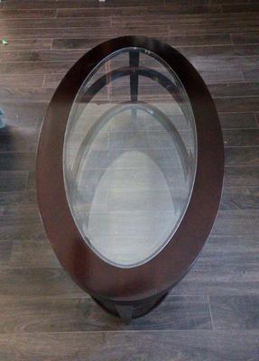 3 tiered glass coffee table