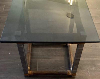Side table removable glass