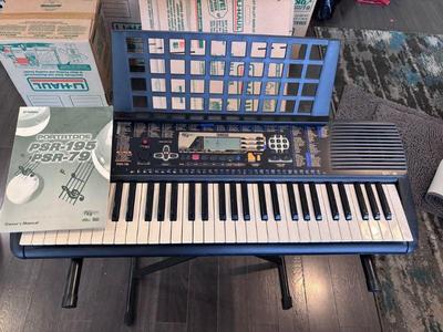 Yamaha psr 195 piano with adjustable stand