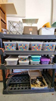 Stained glass supply rack 1