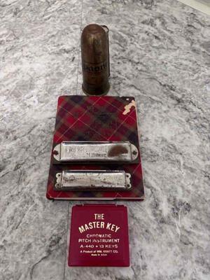 Vintage m hohner harmonica,