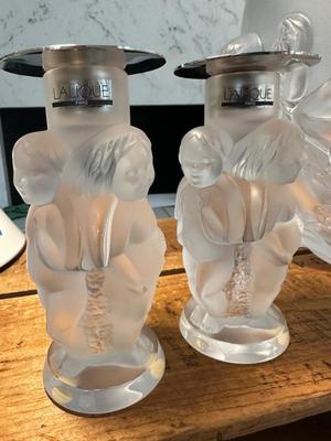 Lalique candle holder