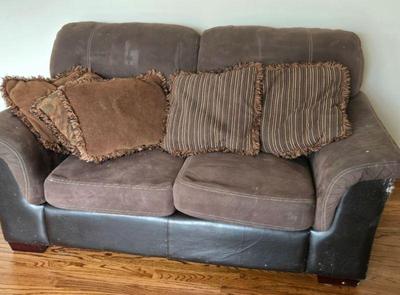 Leather sofa