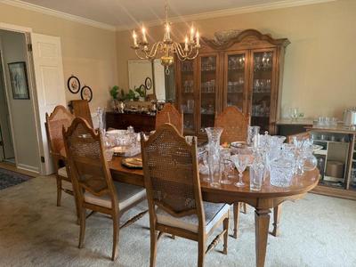 Cane Chairs Dining Set 