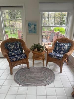 Wicker seating
