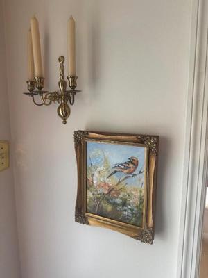 Candle sconces x2
