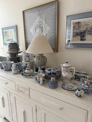 Blue & White