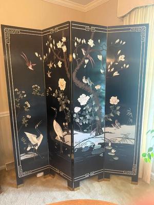 Heavy/Solid Asian Screen - 72.5”h x 64”w