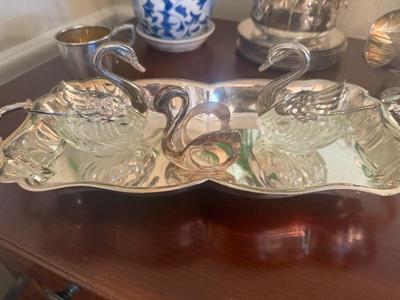 Silver, Silverplate & Cut Crystal