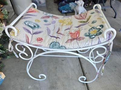 Iron bench