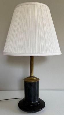 Pair Vintage Signed C. Oberg Pottery Art Lamps