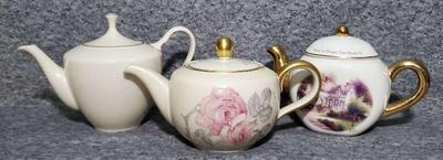Teapots lenox thomas kinkade, vintage bavarian hutschenreuther