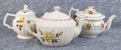 Vintage teapots occupied japan and sadler yellow roses