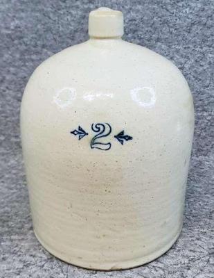 Antique stoneware 2 gallon jug