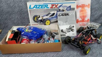 Kyosho lazer zx radio control race car partially assembled lot b
