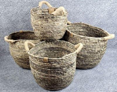 Karma woven jute baskets