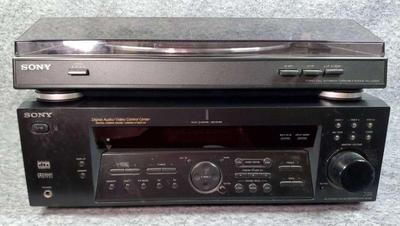 Sony turntable and stereo receiver