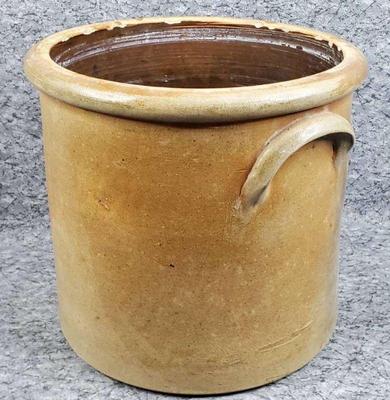 Antique stoneware 3 gallon farmhouse crock