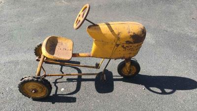 Art deco style pedal tractor