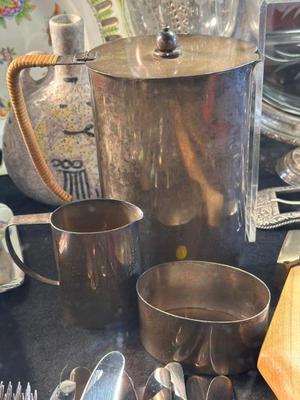 Sterling coffee set