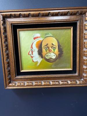 2 CLOWN FACES