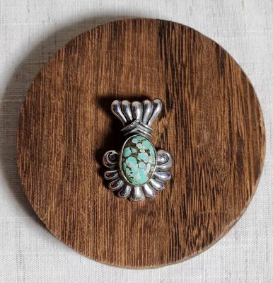 Turquoise Silver Pendant 