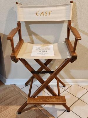 "The Alamo" Official Movie Set Canvas & Wood Cast Chair (RESERVE $200)