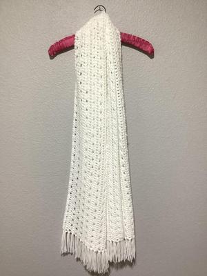  White Crochet Shawl