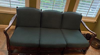 Feudal Oak Jamestown Sofa (Rare Find) 