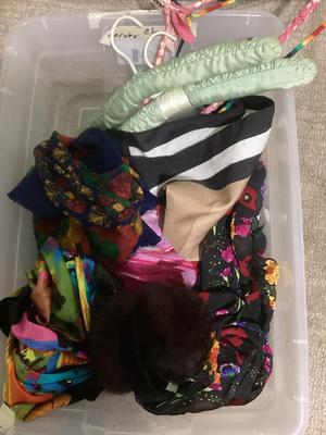 3 Hangers And Scarves