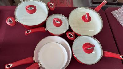 Red Cooking  Pan Set -Aeternum