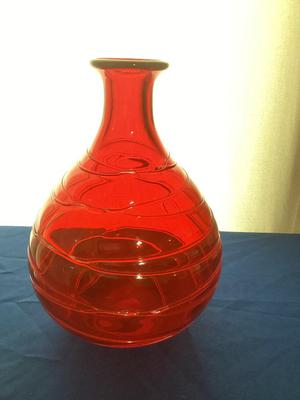 Textured  Glass Vase